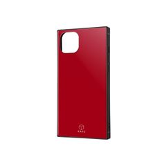 [신품] iPhone 14 Plus용 케이스 iPhone14Plus용 내충격 레드 스퀘어 잉글렘 충격 흡수 카메라 보호 렌즈 보호