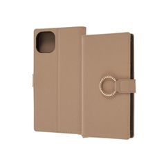 [신품] iPhone 14 Plus용 수첩형 케이스 iPhone14Plus용 모카 링 첨부 iPhone 인그렘 내충격 충격 흡수 카메라 보호 렌즈 보호 네 모서리 가드 미끄럼 방지 지문 방지 더러워지지 않는 스트랩 홀 첨부 무선 충전 대응