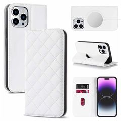 [신품] [DBWYPY] 적용 iPhone 12 Pro max Matrase 퀼팅 스마트 폰 케이스 귀여운 마름모 요철 MagSafe 대응 수첩형 카드 수납 고급 PU 가죽 아이폰 12 Promax 커버 내충격 전면 보호 스탠드 무선
