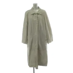 マーガレットハウエル MARGARET HOWELL ステンカラーコート 2 ベージュ 無地 レギュラーカラー 長袖 ロング丈 アウター /PP ■GY99のサムネイル