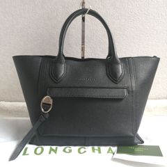 LONGCHAMP メールボックス ハンドバッグ 2way 斜めがけ ブラック 