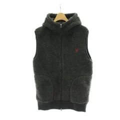 ジムフレックス Gymphlex ボアベスト M グレー フーディー ジップアップ 袖なし 15A-HS-002 /PP ■GY01のサムネイル