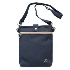 【新品】 [ブルーミング] キタムラ ショルダーポーチ ポシェット スマホショルダー ショルダーバッグ (約19cm×15cm×2cm) 001832 (ネイビー0002) 1
