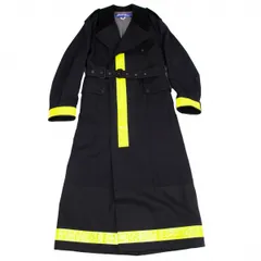 ジュンヤワタナベマン コムデギャルソンJUNYA WATANABE MAN COMME des GARCONS リフレクター装飾ウールコート 紺黄Sのサムネイル