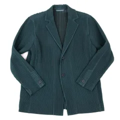 オムプリッセ イッセイ ミヤケHOMME PLISSE ISSEY MIYAKE プリーツテーラードジャケット ターコイズ1のサムネイル