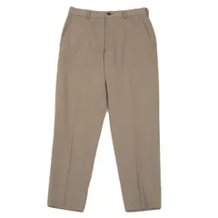 コムデギャルソンCOMME des GARCONS ウールコットンテーパードパンツ モカS