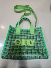 オイリリー OILILY グリーン シェイラ ショッパーバッグのサムネイル