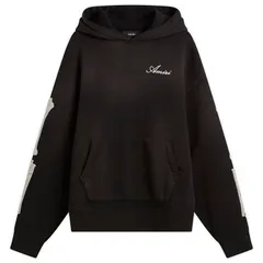 アミリ メンズ アウター パーカー・スウェット AMIRI Bones Oversized Hoodie Black ブラックのサムネイル