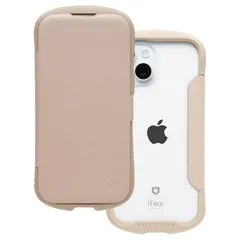 【新品】 iFace Reflection iPhone 15 ケース 手帳型 クリアケース (ベージュ)【 アイフェイス スマホケース 耐衝撃 アイフォン15 手帳 ダイアリーケース カード収納 ポリカーボネート 】