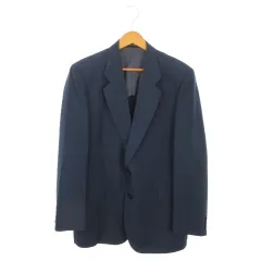 ウンガロ UNGARO pour L'Homme テーラードジャケット 上着 紺 ネイビー 背抜き /MN8 ■GY99のサムネイル