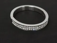 SWAROVSKI スワロフスキー ラインストーン ブレスレット バングル アクセサリー 表記サイズ M レディース シルバー系 DN2426