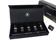 ■極美品■ CHANEL シャネル LA COLLECTION LIP COLOR WARDROBE シャープナー リップライナー ミニリップセット ブラック系 DN2433