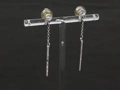 SWAROVSKI スワロフスキー ラインストーン クリップ式 イヤリング アクセサリー レディース シルバー系 DN2338