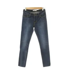 リーバイス Levi's 711 SKINNY デニムパンツ ジーンズ スキニー 26 青 ブルー インディゴ /CK54 ■GY99のサムネイル