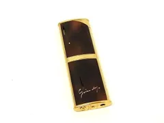 ■美品■ GIVENCHY ジバンシィ ヴィンテージ べっ甲調 高級ガスライター プッシュ式 喫煙グッズ 喫煙具 ブラウン系 DD9864のサムネイル