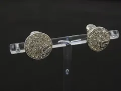 ■美品■ GIVENCHY ジバンシィ ラインストーン クリップ式 イヤリング アクセサリー レディース シルバー系 DN3524のサムネイル