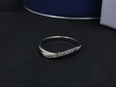 ■美品■ 4℃ ヨンドシー SV925 ラインストーン リング 指輪 アクセサリー 約11号 シルバー系 DN3583のサムネイル