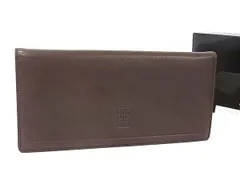 ■美品■ DAKS ダックス レザー 二つ折り 長財布 ウォレット 小銭入れ 札入れ カード入れ メンズ ブラウン系 DN3657のサムネイル