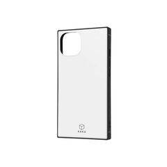 [신품] iPhone 14 용 케이스 iPhone14 용 내충격 화이트 사각형 잉글렘 충격 흡수 카메라 보호 렌즈 보호 네 모서리 가드 미끄럼 방지 지문 방지 더러워 어려운 스트랩 홀 포함 무선 충전 대응 Qi 충전 대응 정밀 설계 세련된 귀여움