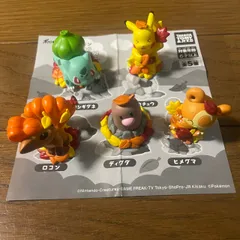 ポケモン はらはらおちばあそび2　ガチャ 5種コンプリートセット