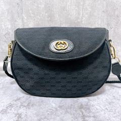 GUCCI ショルダーバッグ インターロッキング マイクロGG PVC×レザー