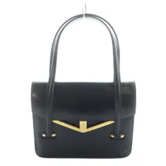 ランバン LANVIN ハンドバッグ トート レザー ゴールド金具 黒 ブラック ■GY18 /MQのサムネイル
