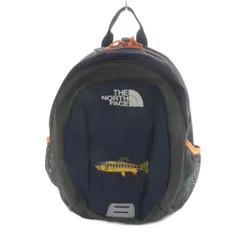 ザノースフェイス THE NORTH FACE キッズ バッグ リュックサック バックパック ロゴ 魚 ナイロン ネイビー グレー NMJ72361 /YO17 ■GY11
