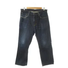 エドウィン EDWIN INTERNATIONAL BASIC 404 デニム ジーンズ W34 青 ブルー リジット インディゴ 無地 長ズボン ストレートレッグ /CK17 ■GY99のサムネイル