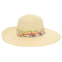 美品 エルメス 麦わら帽子 ストローハット ストロー/コットン ベージュ 0503 HERMESのサムネイル
