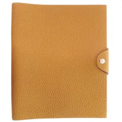 美品 エルメス ユリスMM トゴ ブラウン シルバー金具 手帳カバー 茶 0381 HERMESのサムネイル