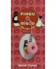 [Used] Strap (Character) Pingu Strap Strawberry "Pingu" Mister Donut Pingu Scratch
