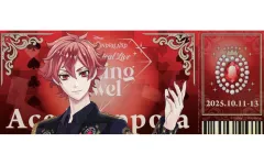 【中古】キャラカード エース・トラッポラ 「ディズニー ツイステッドワンダーランド 3D Magical Live -Blazing Jewel- ランダムチケット風カード vol.1」