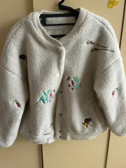 刺繍フリースアウターのサムネイル