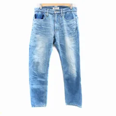 ビューティフルピープル beautiful people セルヴィッチリメイクデニムパンツ ジーンズ アンクル丈 ウォッシュ加工 XXS 水色 ライトブルー 1635105509 /HO16 ■GY17のサムネイル
