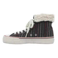 ピーエフフライヤーズ PF-FLYERS スニーカー シューズ 9 黒 ブラック ストライプ柄 ボア ハイカット /NU ■GY99のサムネイル