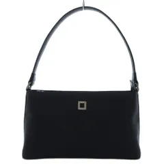 ピエールカルダン Pierre Cardin ハンドバッグ 黒 ブラック 無地 スクエア金具 /SX ■GY99のサムネイル