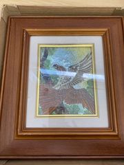 伝統工芸品 伝統工芸士 額絵 猛禽類 鷹 - メルカリ