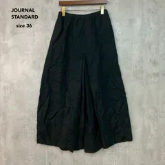 JOURNAL STANDARD ジャーナルスタンダード 36サイズ ブラック リネンタックキュロット ワイド パンツ ガウチョ スカーチョ クロップド イージー ウエストゴム 無地 リラックス カジュアル ナチュラル さらっと 上品 きれいめ ★ ■◇