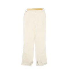 プラージュ Plage エルネ erne パンツ スラックス フレア ワイド リネン混 麻 スリット 小さいサイズ 34 XS ベージュ /AH20 ■GY03のサムネイル
