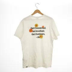 ザノースフェイス THE NORTH FACE 半袖Tシャツ アウトドアウエア M 白 ホワイト 背面プリント クルーネック /AH18 ■GY99のサムネイル