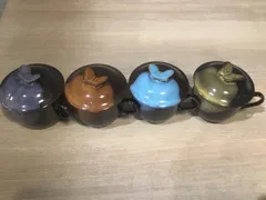 150 蓋付　茶碗蒸し　マグカップ　コーヒーカップ　4客セット　送料無料のサムネイル