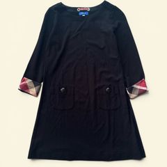 ブルーレーベルクレストブリッジ ネイビー シャツワンピース 38 - メルカリ