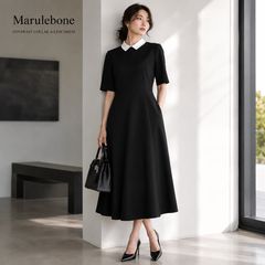 新品【ロートレアモン】プリーツ ワンピース ベルト フレア セレモニー 