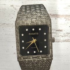 ROGATIS ゴージャス シルバー クォーツ腕時計 - メルカリ