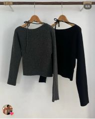 最終価格】NKNIT お花柄ニットブラウン シシクイ バクト ンニット