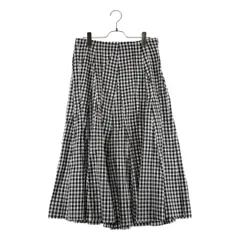 tricot COMME des GARCONS / トリココムデギャルソン | AD2000 | ギンガムチェック 再構築 ロングスカート | M | ブラック/ホワイト | レディース