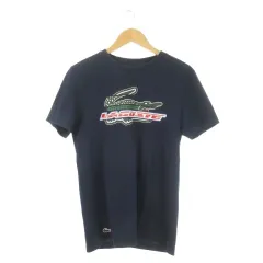 ラコステ LACOSTE SPORT 半袖Tシャツ クルーネック 丸首 ロゴプリント 4 紺 ネイビー /CK11 ■GY99のサムネイル