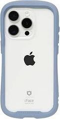iFace Reflection iPhone 15 Pro 케이스 클리어 강화 유리 (페일 블루)