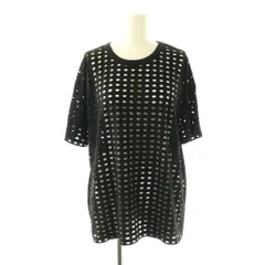 ティーバイアレキサンダーワン T by Alexanderwang カットソー 半袖 パンチング S ブラック /NR ■GY19のサムネイル