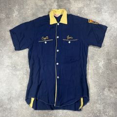 古着 50s nat nast レーヨン ボウリングシャツ フロッキー - メルカリ